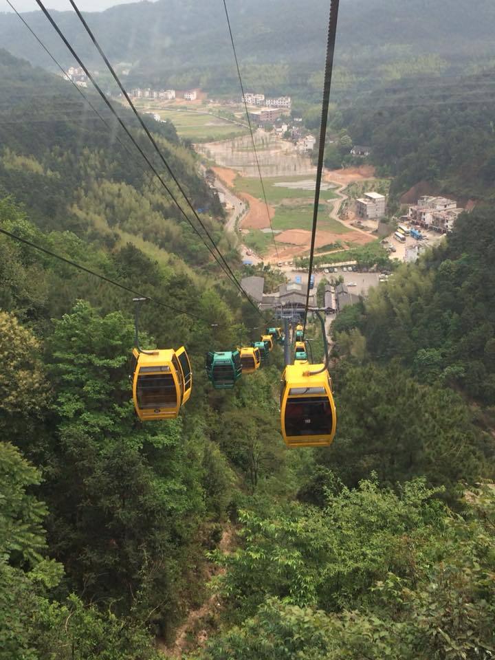Cableway in Tianmen Mountain National Forest Park